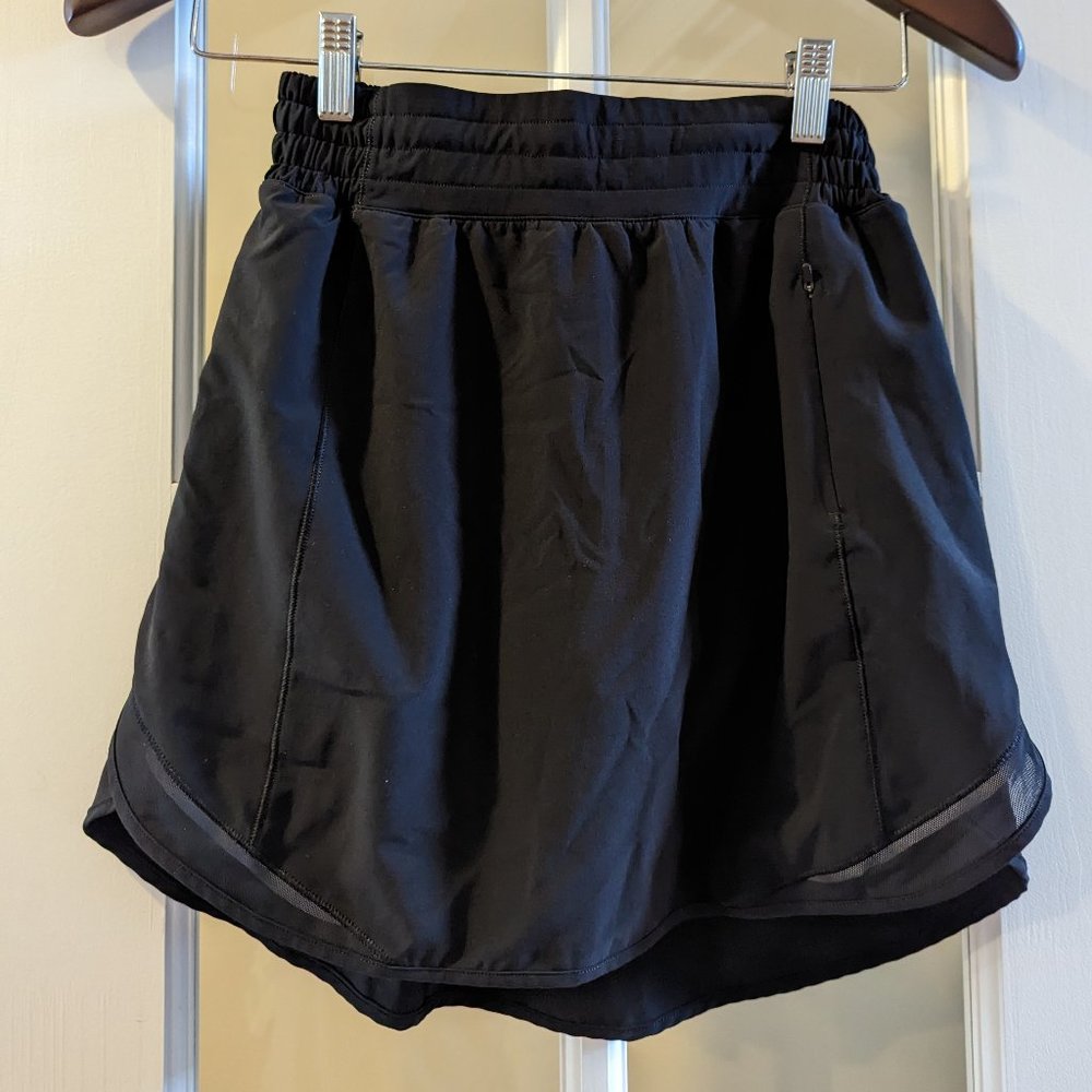 Lululemon Hotty Hot HR Black Skirt 4